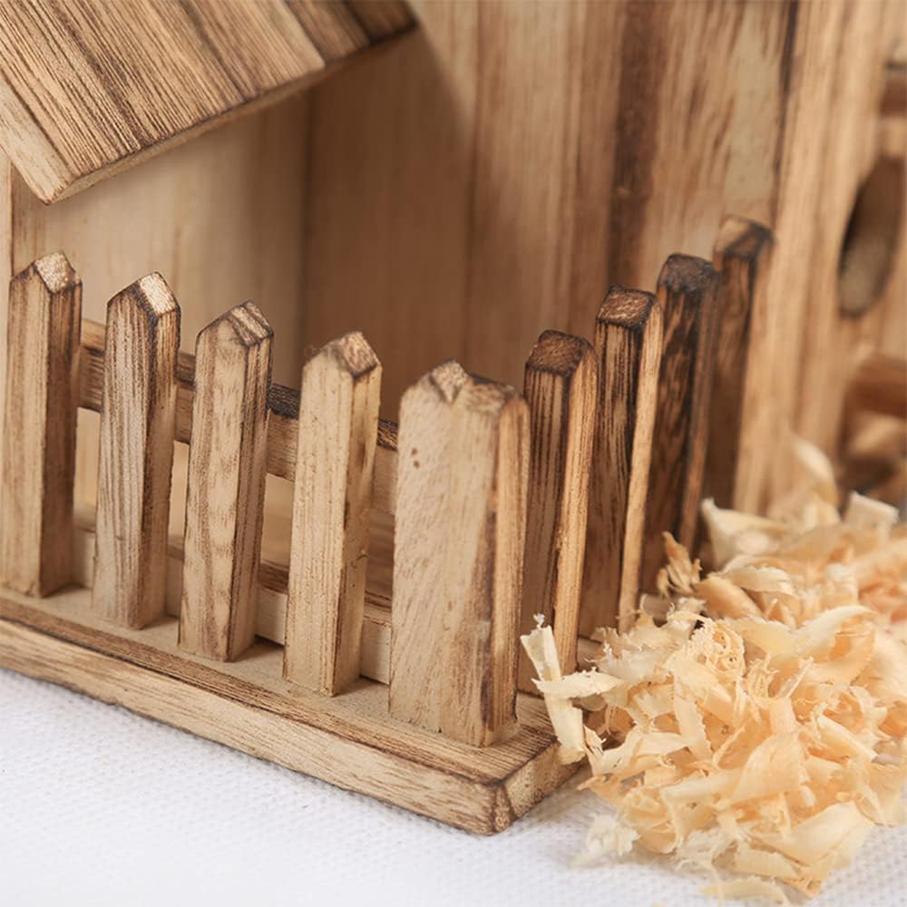 Nistkasten Meise Bausatz, Vogelhaus Wetterfest aus Holz, Nistkasten Wellensittich, Vogelhäuschen Bla