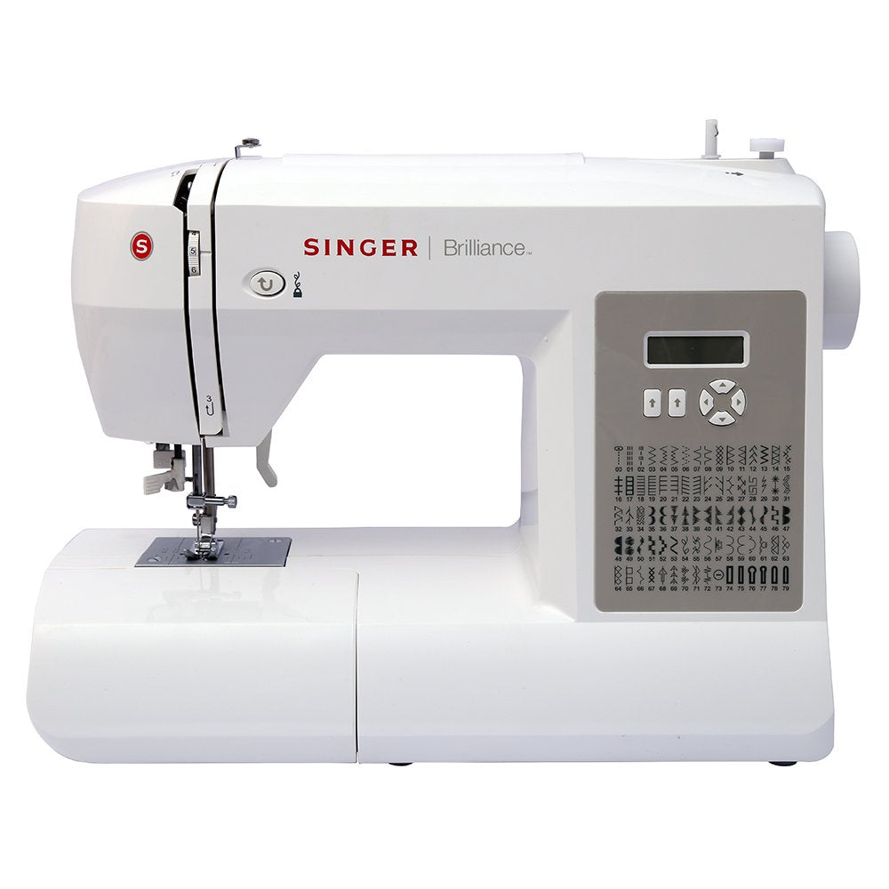 SINGER Freiarm-Nähmaschine Brilliance 6180 inllusive grossen Anschiebetischs