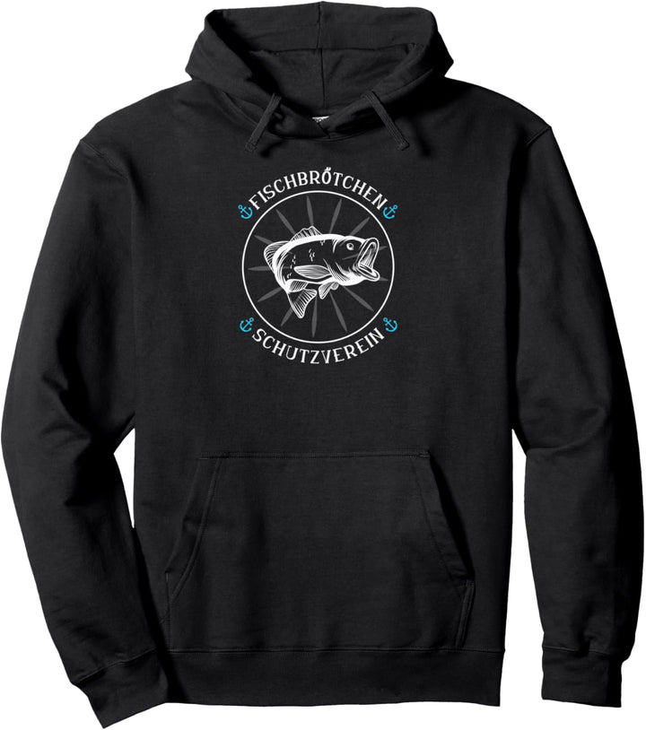 Fischbrötchen Schutzverein, Angler Fischer Pullover Hoodie
