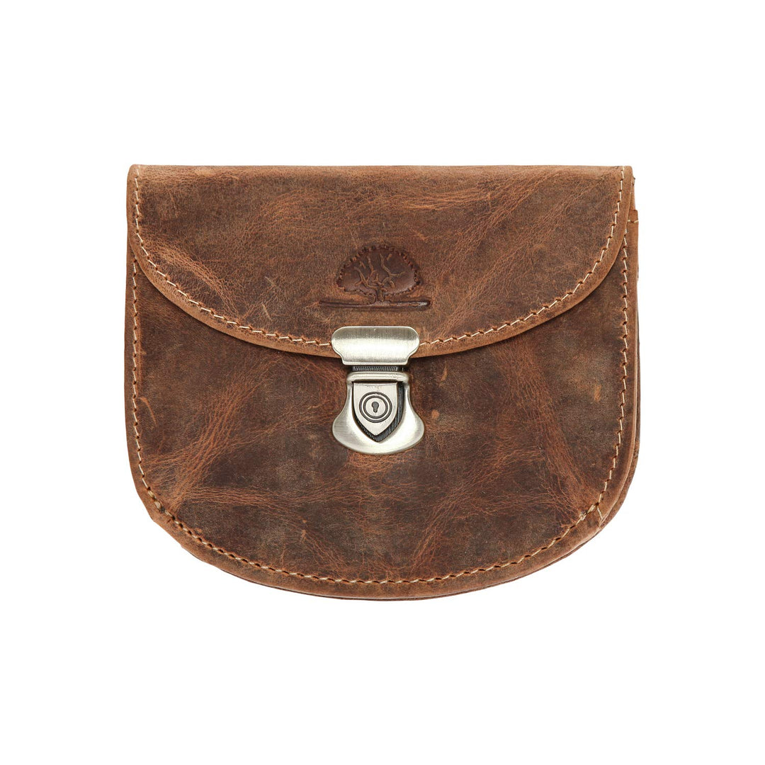 Greenburry Vintage Geldbörse Leder 11,5 cm Braun, Braun