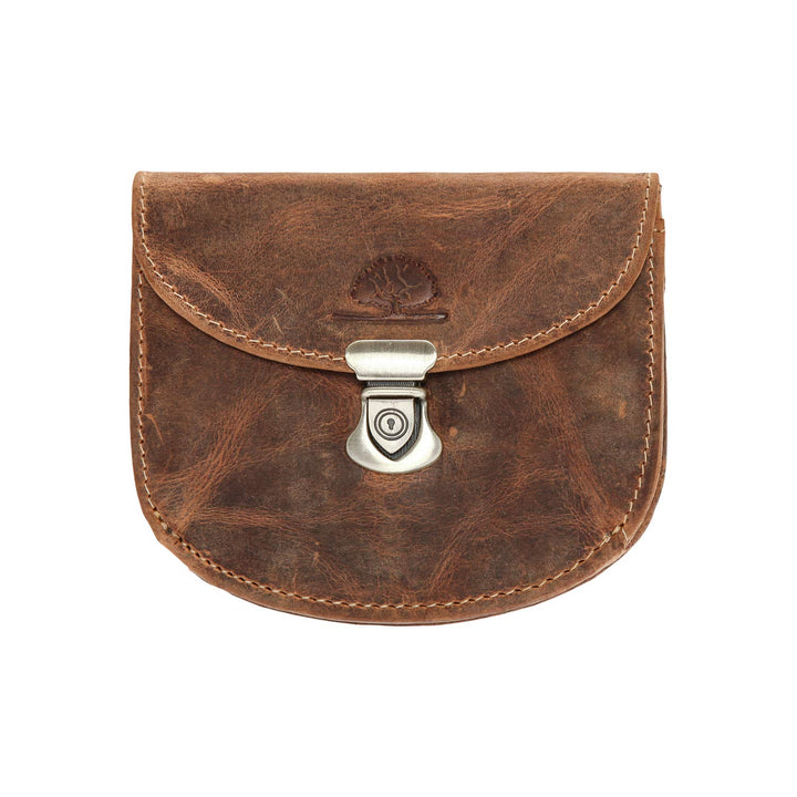 Greenburry Vintage Geldbörse Leder 11,5 cm Braun, Braun