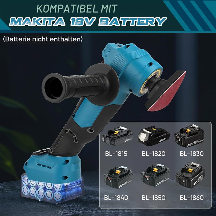 Akku Multifunktionswerkzeug, Multitool mit 6 Einstellbaren Geschwindigkeiten und bürstenlosem Motor,