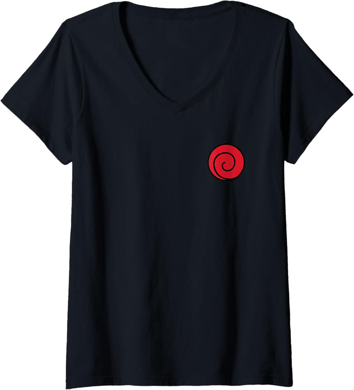 Naruto Shippuden Kakashi Cosplay T-Shirt mit V-Ausschnitt
