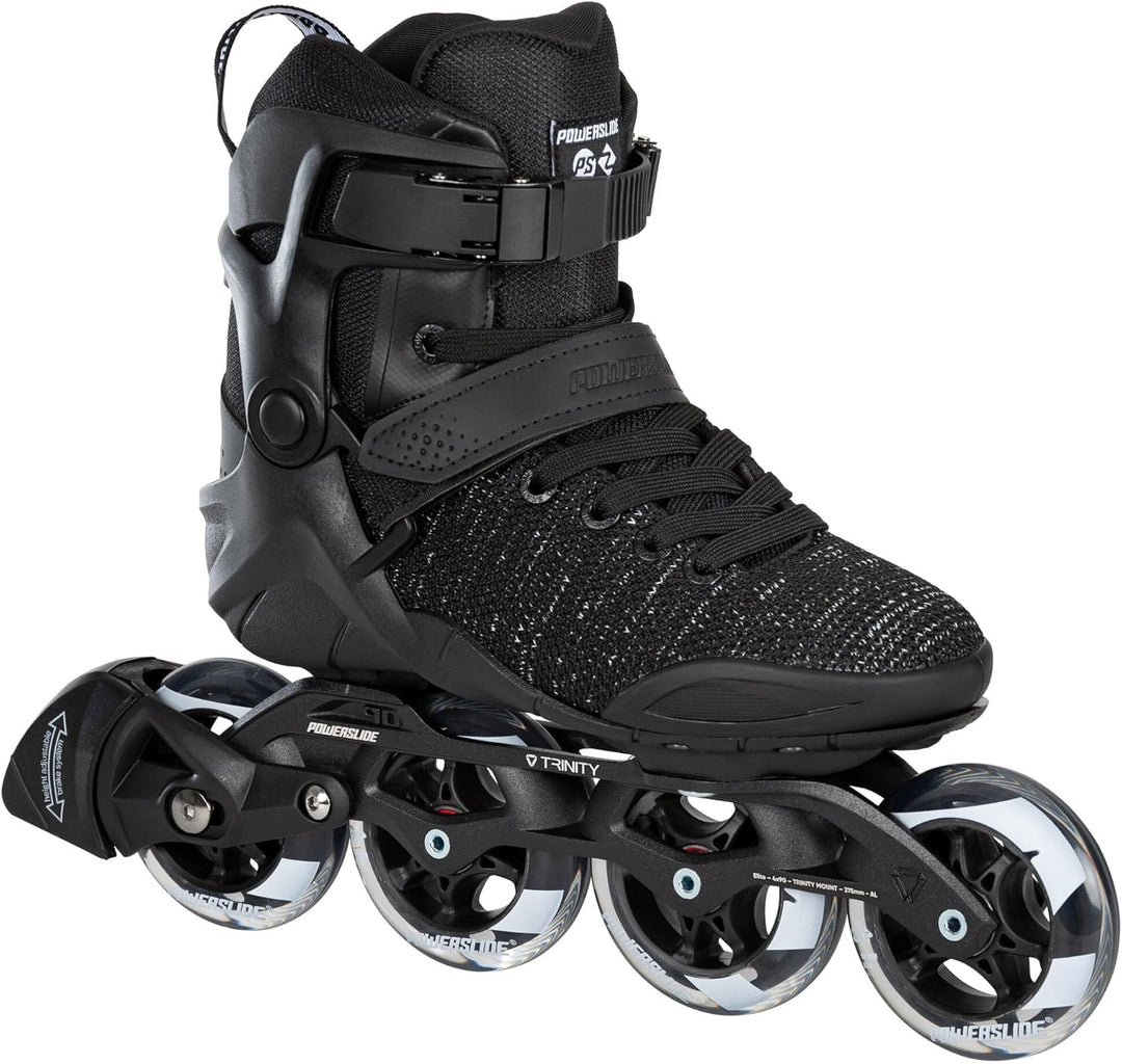 Powerslide Inline Skate Phuzion Xenon Black 90, für Fitness, für Damen und Herren 47, 47
