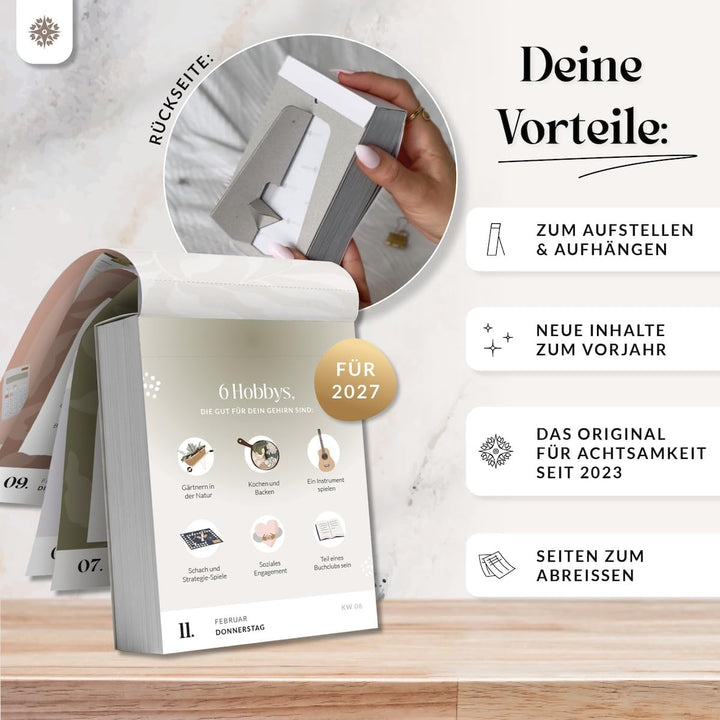 Lebenskompass® Abreisskalender 2027 – Achtsamkeitskalender täglich, 2027