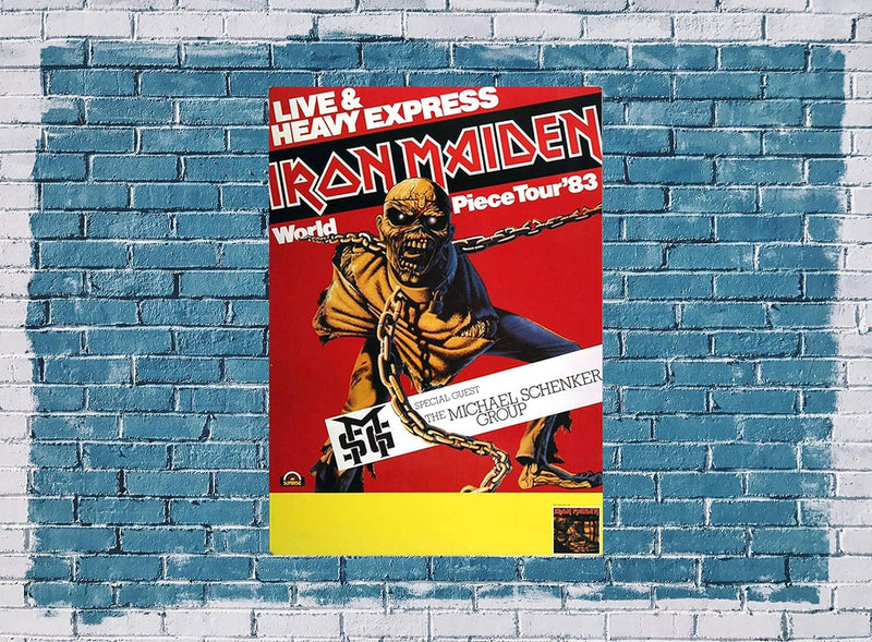 Iron Maiden - World Piece, 1983 » Konzertplakat/Premium Poster | Live Konzert Veranstaltung | DIN A1