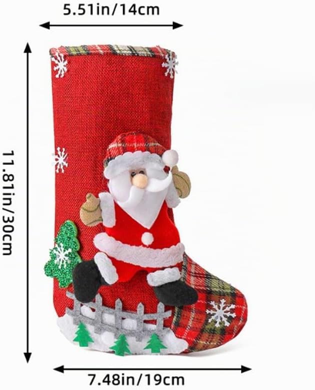 Weihnachtsstrumpf Nikolausstrumpf Set Nikolausstiefel Socken Weihnachtsstrumpf Geschenktüte Weihnach