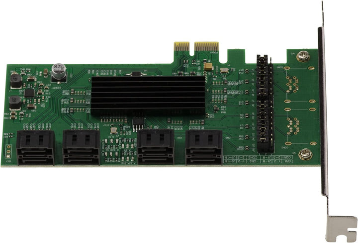 KALEA-INFORMATIQUE PCI Express PCIe x1 auf 8 SATA-Ports Controller-Karte mit Marvell 88SE9215 88SM97