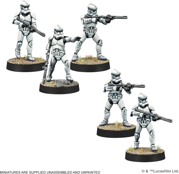 Asmodee, Star Wars: Legion – Clone Trooper Marksmen, Erweiterung, Atomic Mass Games, Tabletop, 2 Spi