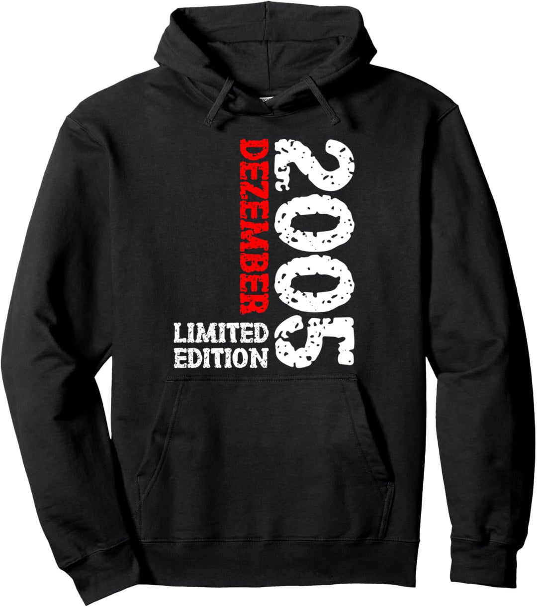 18. Geburtstag Frauen Männer Limited Edition Dezember 2005 Pullover Hoodie