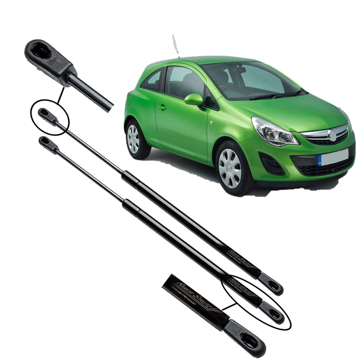 Ramor Strutz. 2 Gasdruckfedern für die Heckklappe, Kompatibel mit Opel Corsa Mk3 D hatchback 2006-20