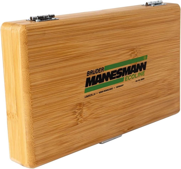 Brüder Mannesmann Werkzeugsatz, im Bambuskoffer, 41-teilig | M29000
