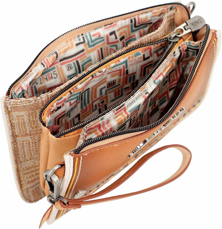 Anekke Damen Umhängetasche und Handtasche BANDOLERA, bunt