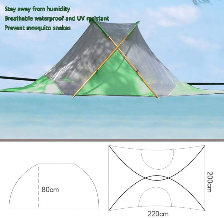 Sanbore Baumzelt Tree Tent Antennen Hängematte Zelt für 2-3 Personen, Familien Outdoor Campingzelt X