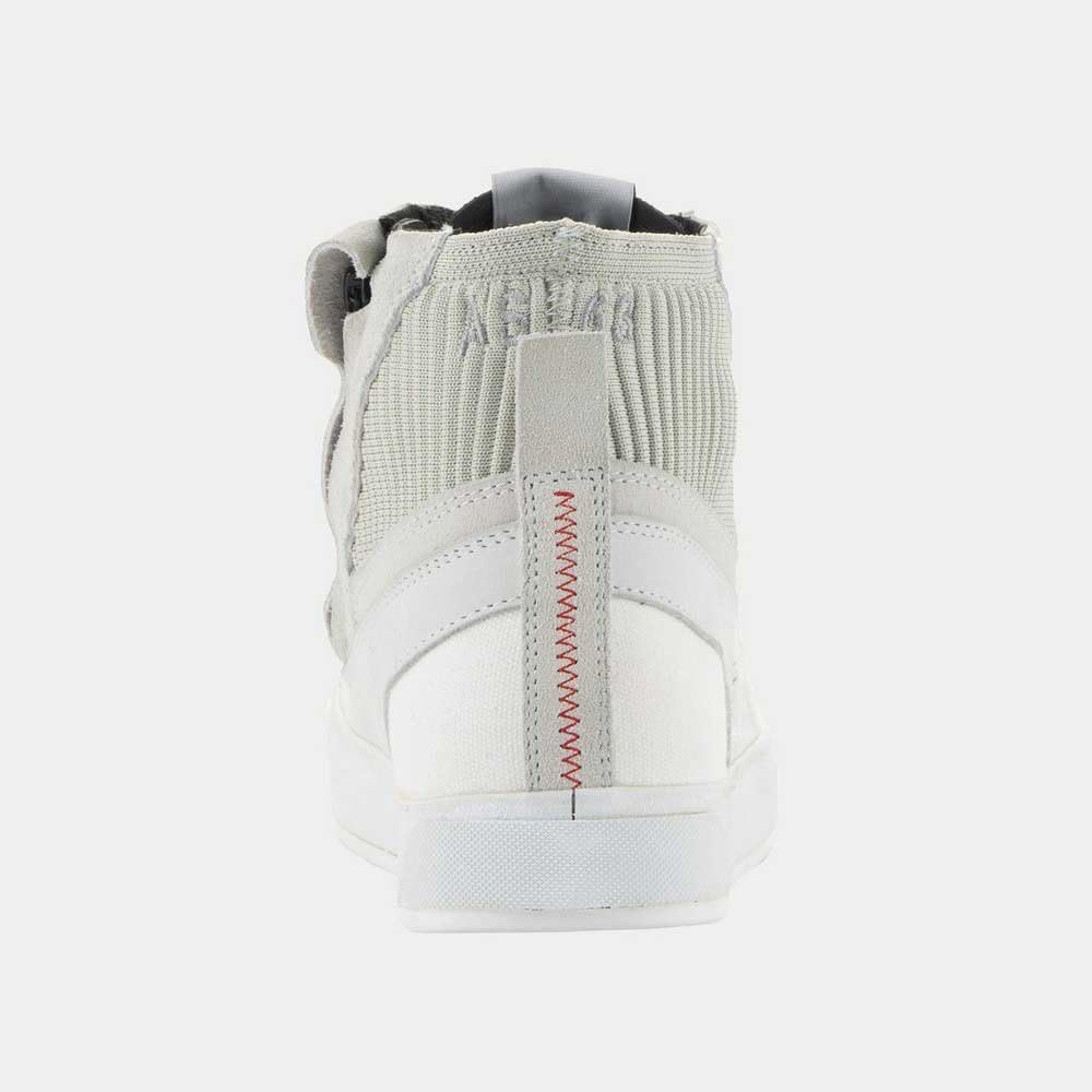 Alpinestars Stated Motorrad Schuhe, weiss/grau, 12.5 (46) Weiss Grau 46 EU, Weiss Grau 46 EU