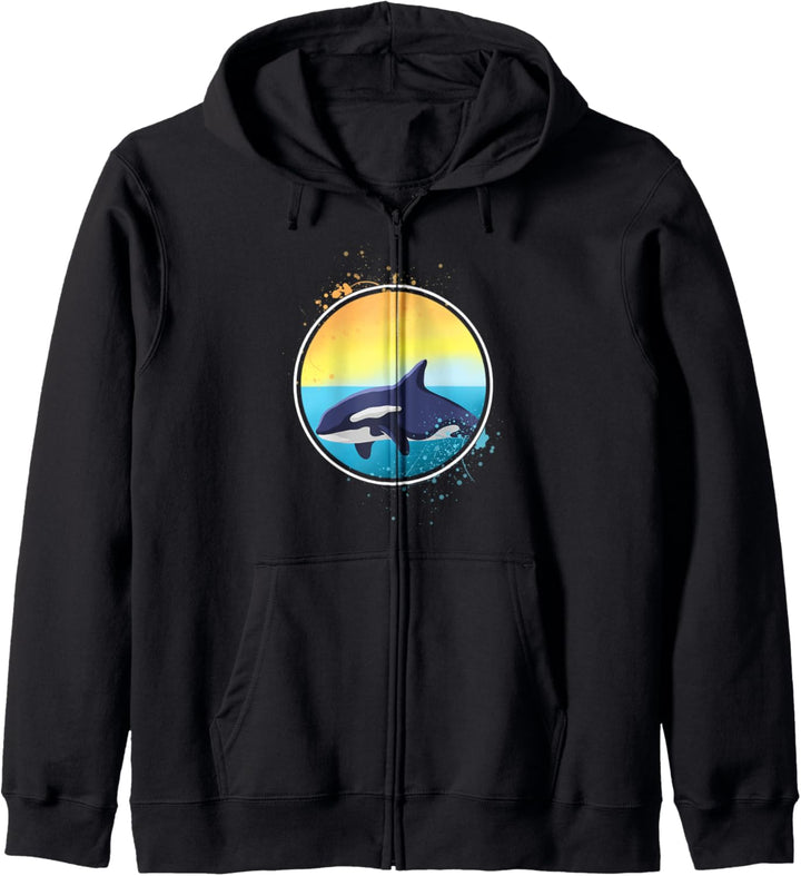 Killerwal Meer Leben Ozean Geschenk Kapuzenjacke