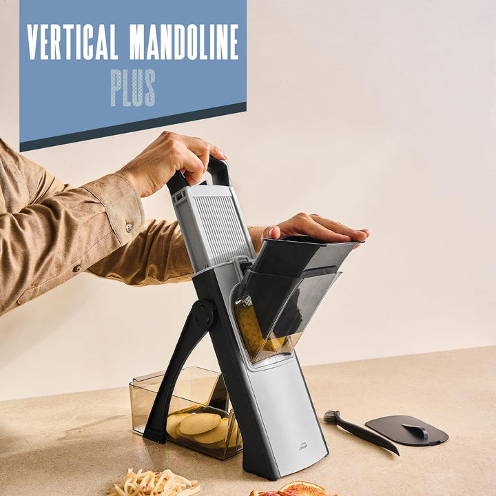 Lacor 60860 – Vertikale Mandoline Plus, Edelstahlklinge, BPA-frei,...