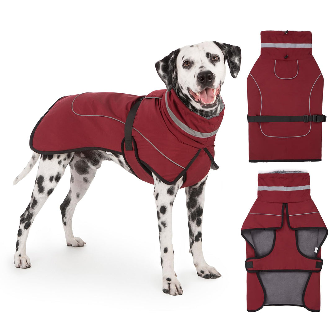 Mantel Hund Wasserdicht Winter Hundemantel Warm Wasserdicht Hundejacke Fleece Hundepullover Hundeman