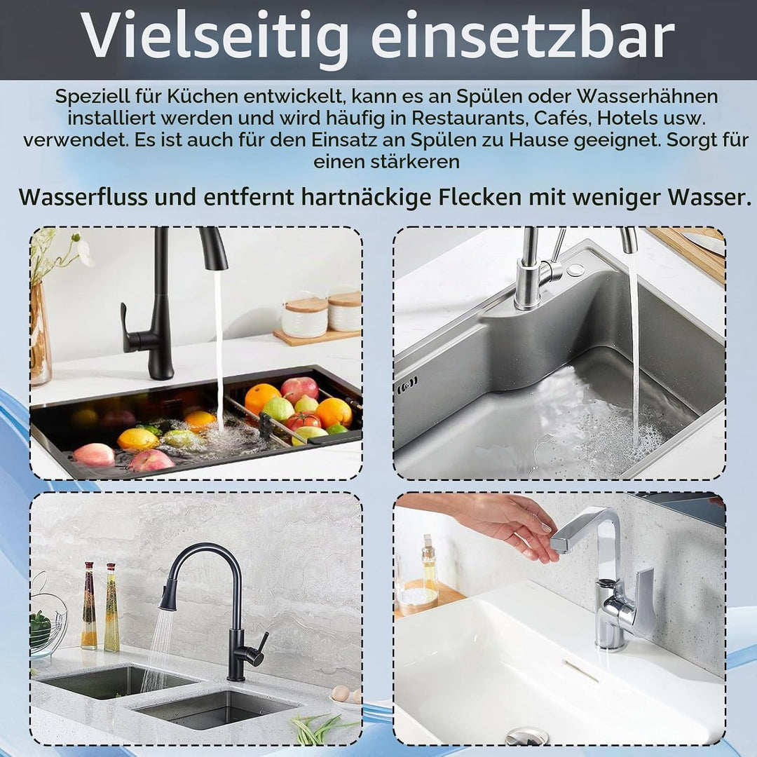 Profi Gastro Handbrause, wasserhahn küche aufsatz 1/2" Standard-AG Spülbrause aus Messing Gastronomi
