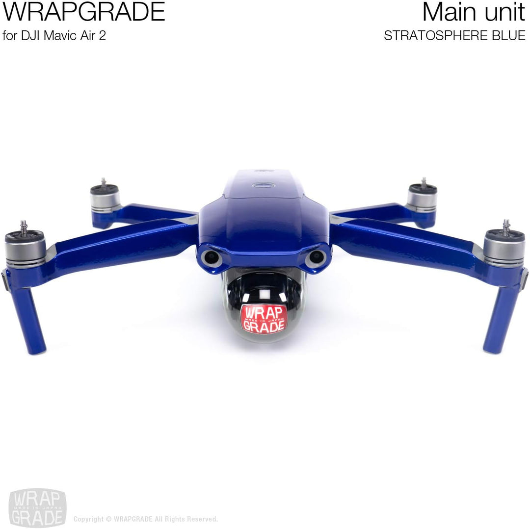 Wrapgrade Main Unit Skin kompatibel mit DJI Mavic Air 2 (Stratosphere Blue)