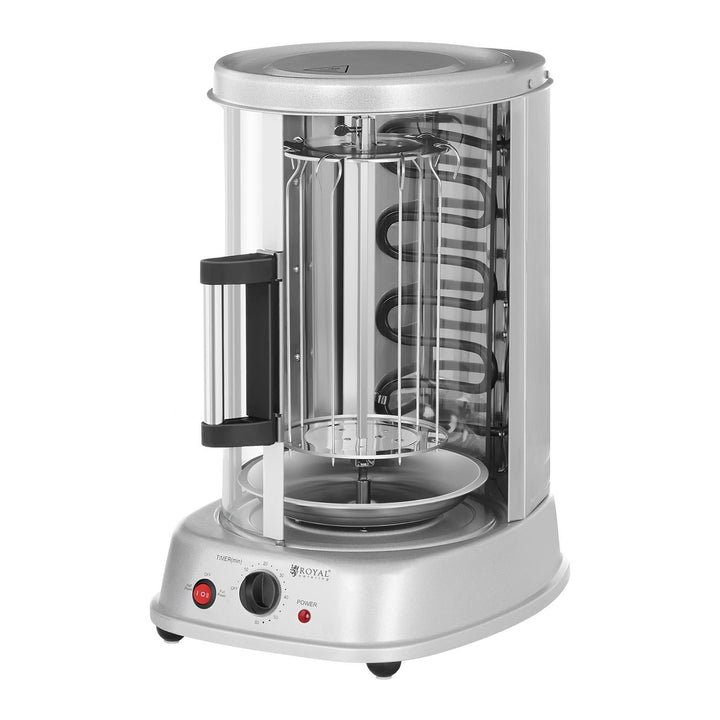 Royal Catering Vertikalgrill Dönergrill Hänchengrill RCGV-1400 (21 L, 4-in-1, Leistung: 1.500 W, bis