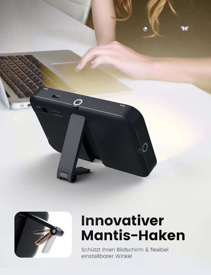 96 LED Selfie Licht mit Soft-Diffusor, Handy Licht Stativadapter für Telefon Laptop Tablet,2500K-990