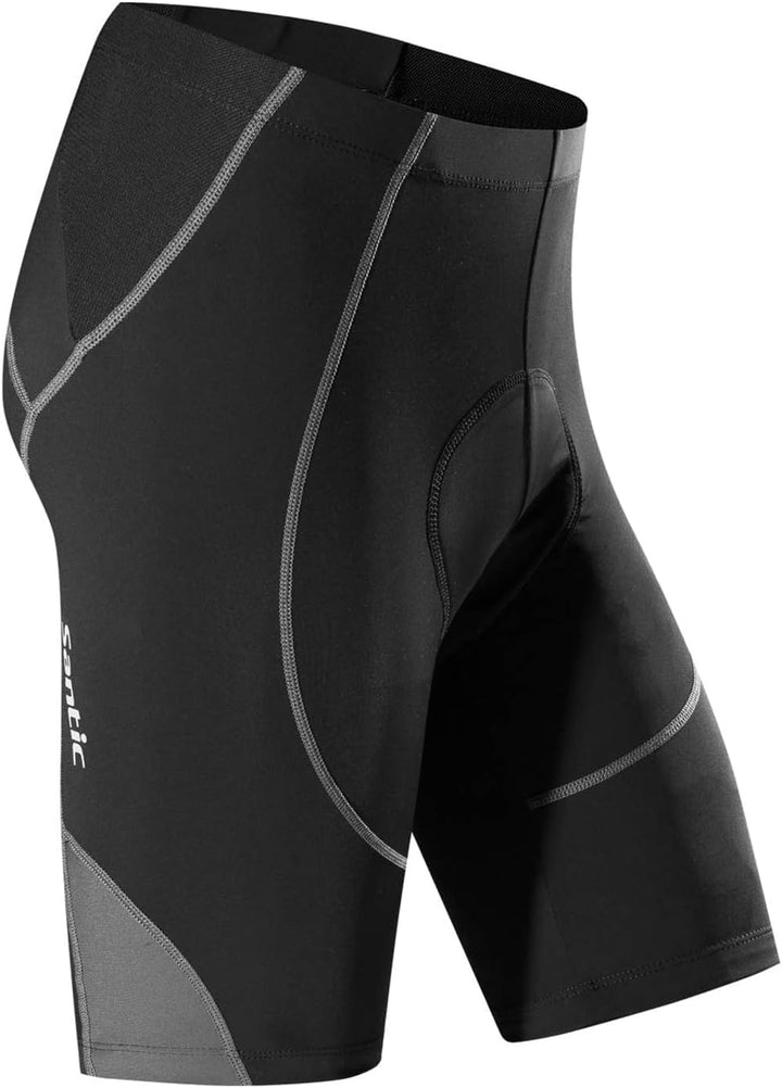 Santic Radlerhose Herren Kurz mit Sitzpolster Radhose Herren Kurz Fahrradhose Herren Gepolstert Rads