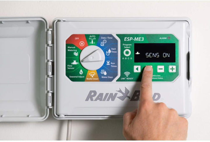 Rain-Bird Controller Indoor Outdoor Rasenbewässerung Sprinkler Timer ESPME3 (nur Controller) rot, ro