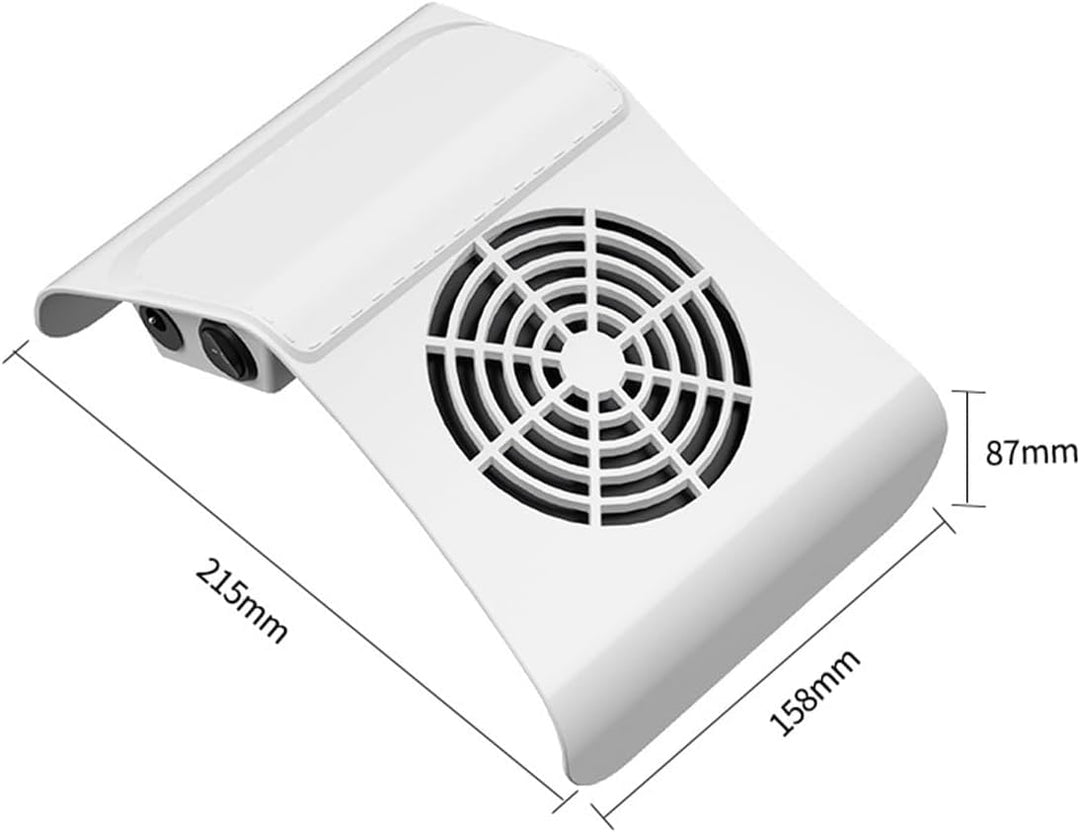Sarini 40 W Nagelstaubsauger, Staubsammler für Maniküre und Pediküre, Nagelkunst-Reinigungswerkzeug,