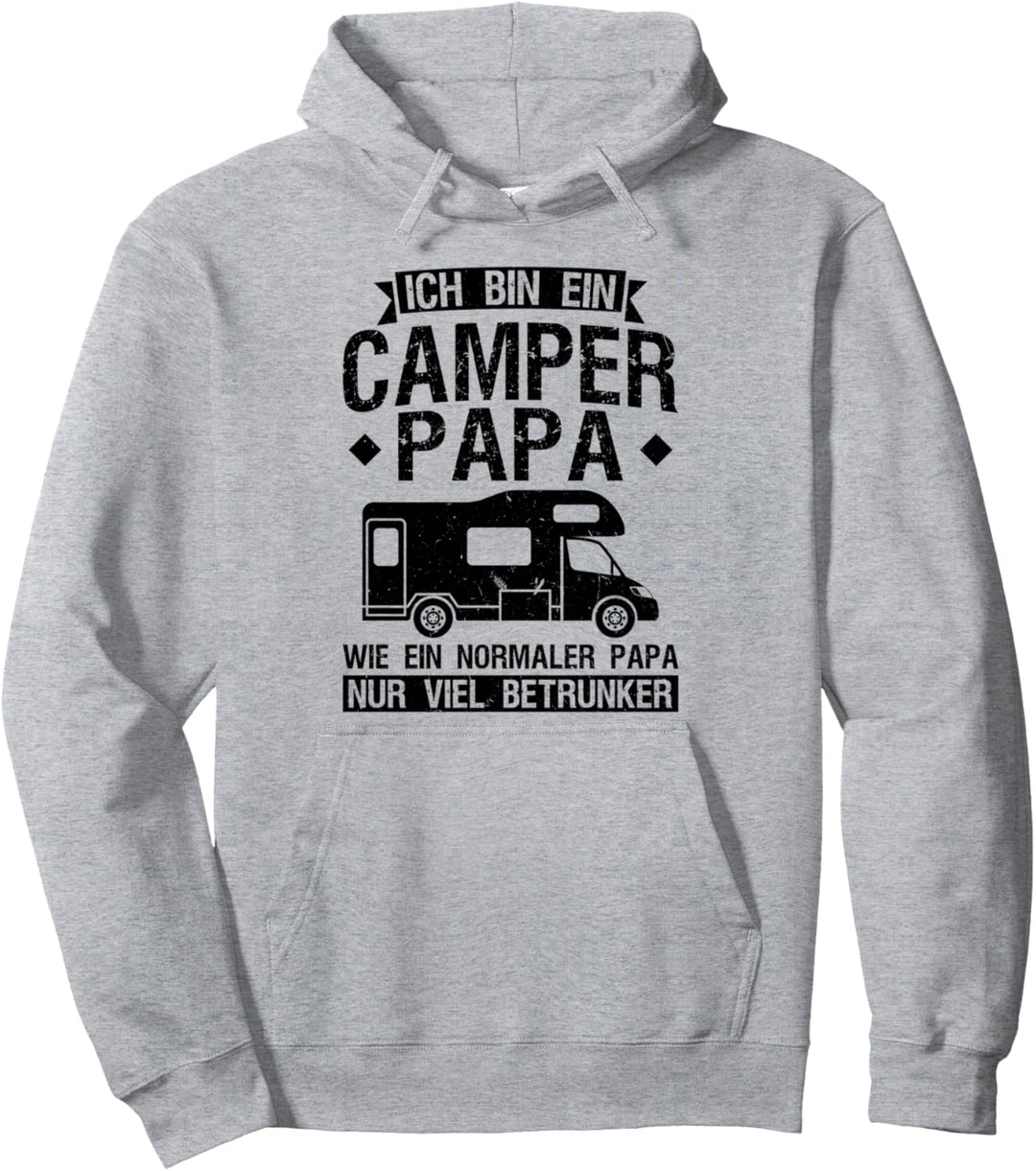 Ich bin ein Wohnmobil Papa Camper Papa Pullover Hoodie