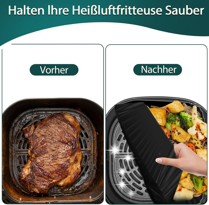 Heissluftfritteuse Silikonform für Philips 2000 Series 4,2L NA229/00, Airfryer Silikonform für Phili