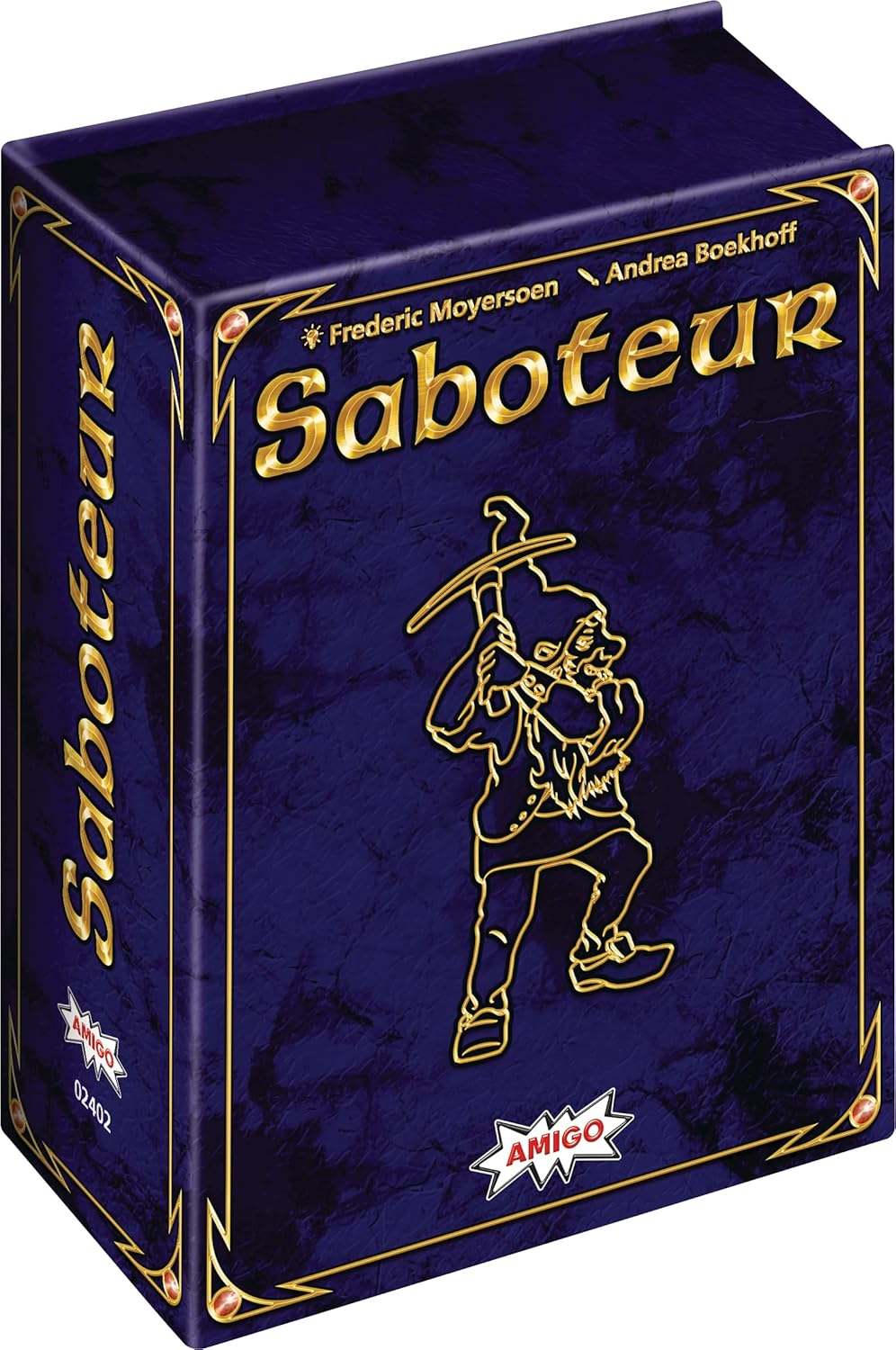 AMIGO 02402 Saboteur, Brettspiel, Auflage 20 Jahre, mehrfarbig, deutsche Sprache