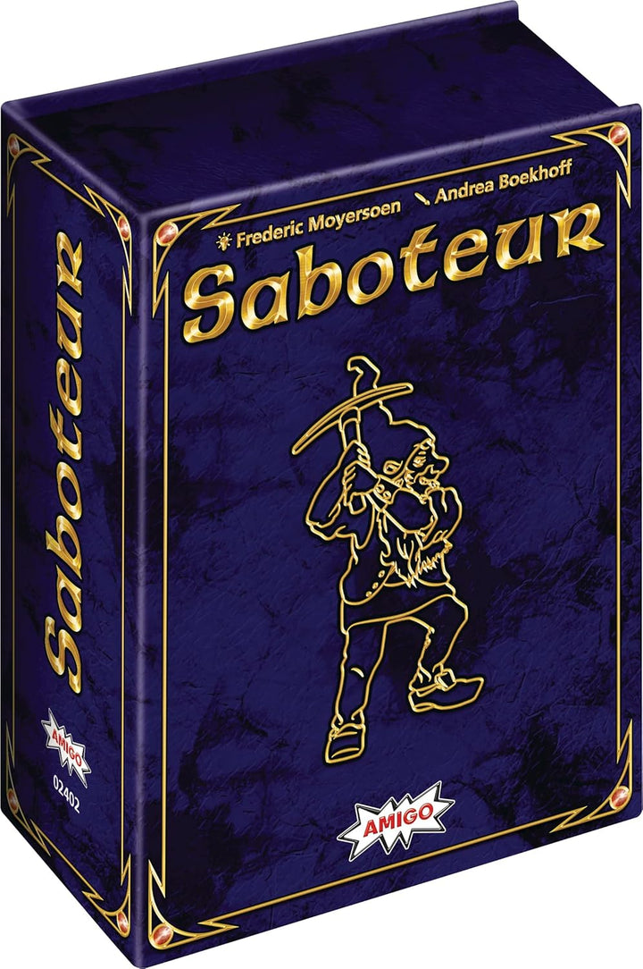 AMIGO 02402 Saboteur, Brettspiel, Auflage 20 Jahre, mehrfarbig, deutsche Sprache