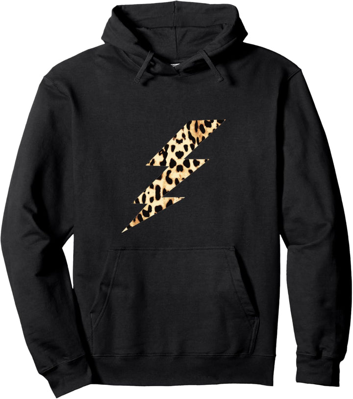 Cooler Gepard Leopard Tierdruck Blitzschraube Pullover Hoodie