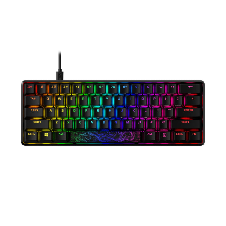 HyperX Alloy Origins 60 - Mechanische Gaming-Tastatur, Ultrakompakter 60% Formfaktor, HyperX Red Swi