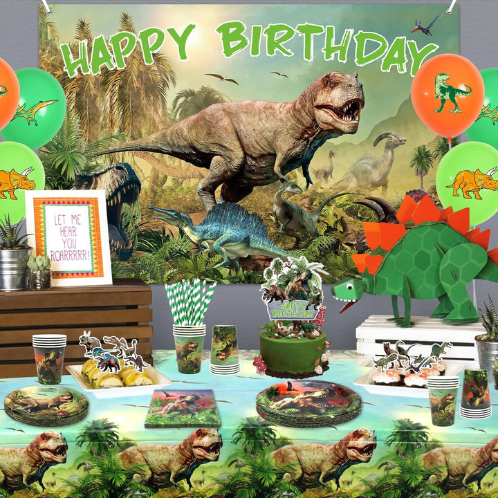 Obussgar Dinosaurier Geburtstag Party Dekorationen - Dinosaurier Party Zubehör einschliesslich Kulis