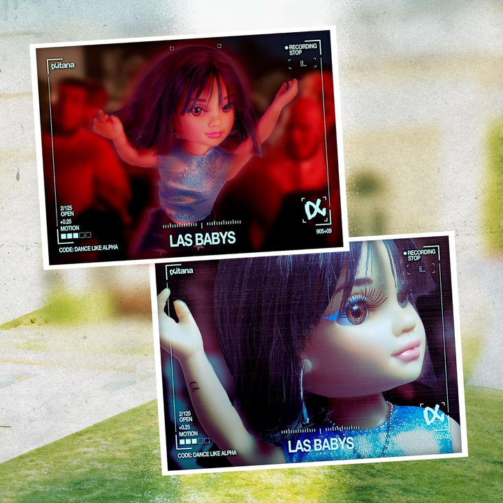 Nancy - Aitana, Puppe wie die Sängerin, Kurze braune Haare und Pony, Alpha-Ära der Babys, mit authen