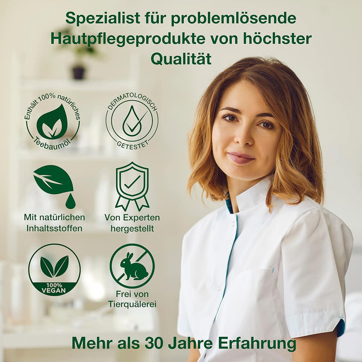 Australian Bodycare Skin Wash Professional 500 ml - Teebaumöl & Rose Duschgel - Für weiche, unreine