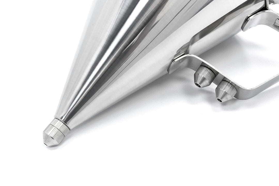 Teigspender 1,6 L Edelstahl inkl. Dosierknopf - Professioneller Teigspender - Hygienisch und langleb