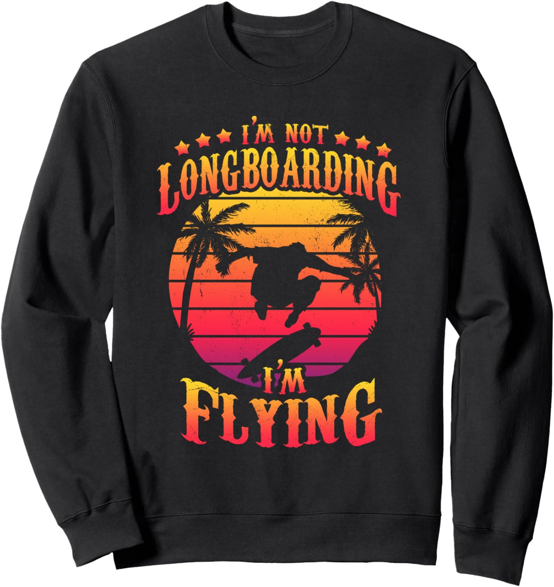 Skateboard Skater Longboard Sweatshirt
