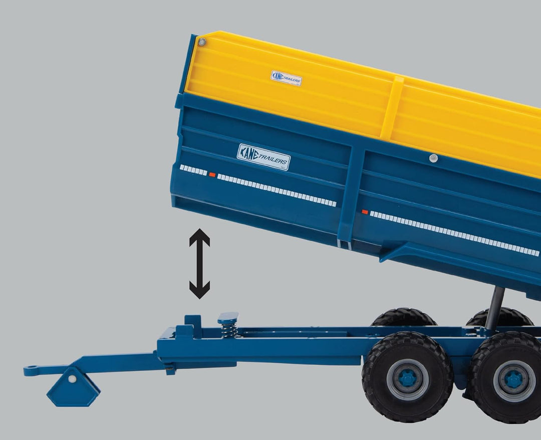 Britains Kane 43284 Halfpipe Silage Anhänger Dreiachsen