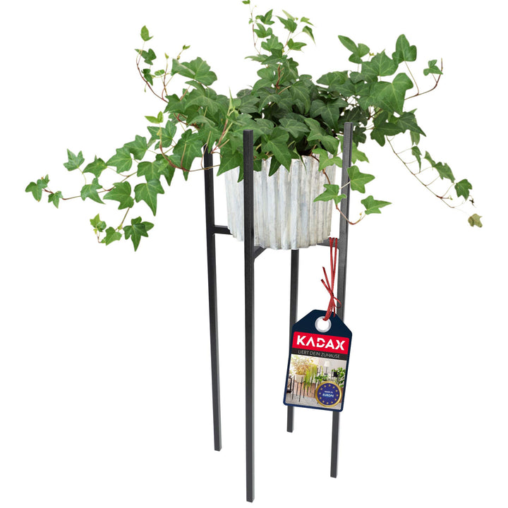 KADAX Blumenständer, wetterfester Pflanzenständer aus Stahl, Blumentopfhalter für Innen, Aussen, Bal