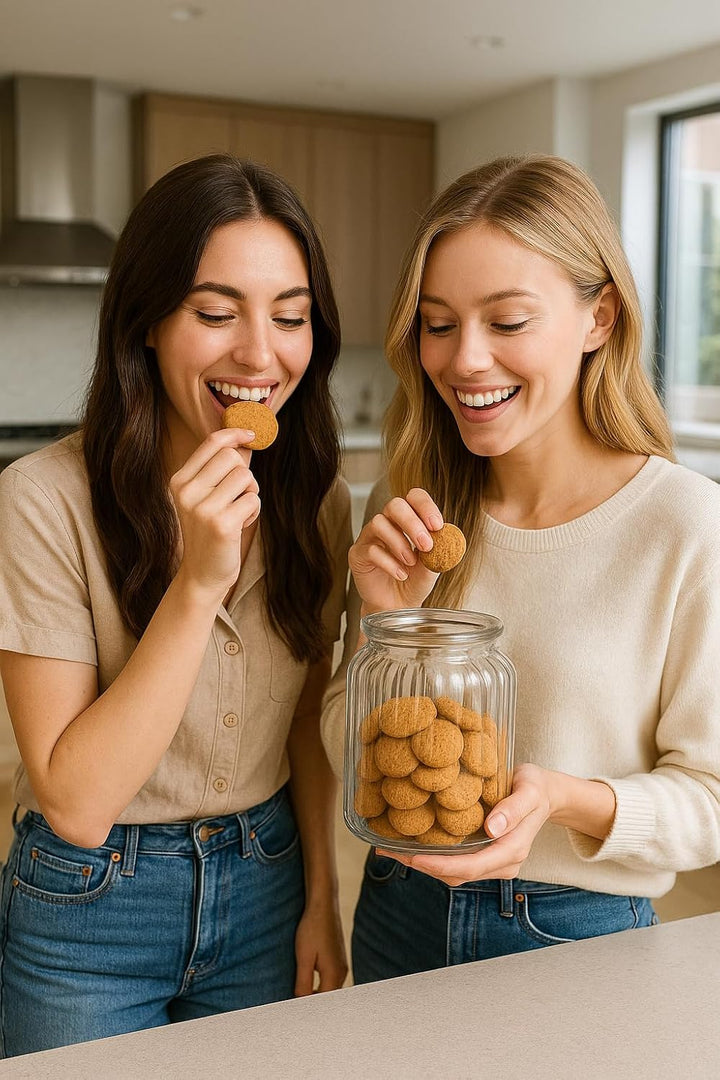 KAMACA Candy Bar Gläser 1,2L – 6er Set Bonbongläser mit Deckel – luftdichte, spülmaschinenfeste Vorr