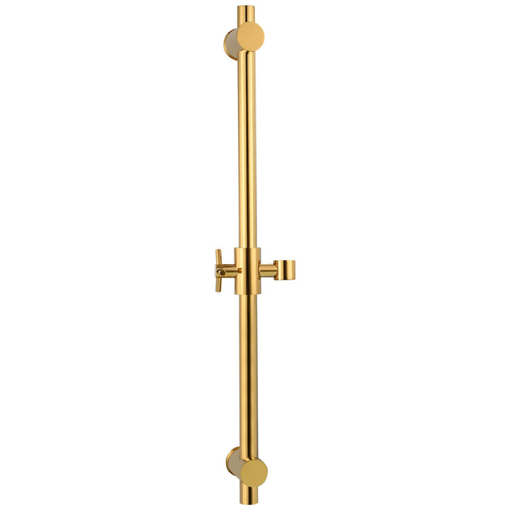 CIENCIA Duschstange Variabel 66cm Messing Wandstange Dusche Brausestange Titangold für Handbrause Du