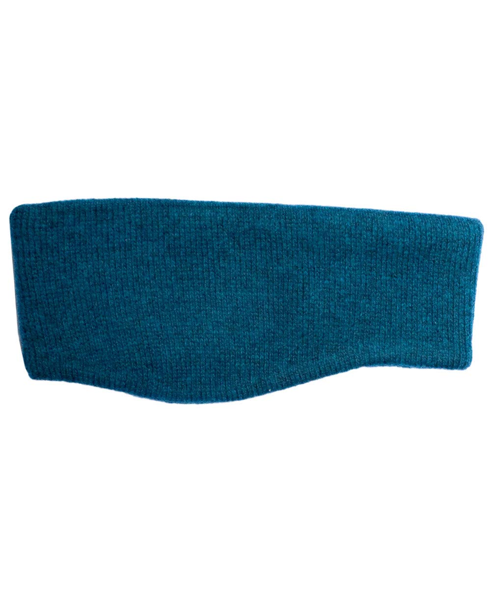 FosterNatur, Merino Stirnband mit Ohr, 100% Wolle (Baumwollfutter) Petrol, Petrol