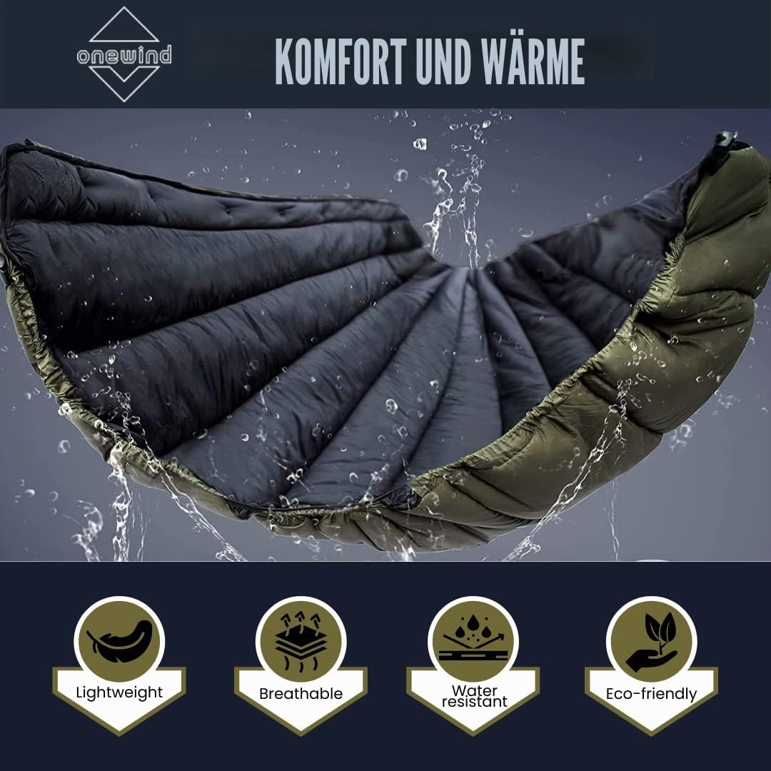 Onewind Hängematte Underquilt, volle Länge unter Decke mit Isolierung für Hängematte Camping,4 Jahre