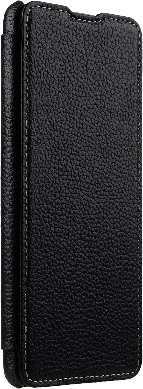 STILGUT Book Case entwickelt für OnePlus Nord Hülle aus Leder zum Klappen, Klapphülle, Handyhülle, L