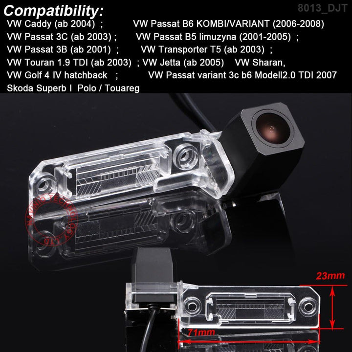 18mm Lens Super HD Nachtsicht Rückfahrkamera Ersatz für VW Golf5 V/Touran/T5 Touareg Caravell Multiv