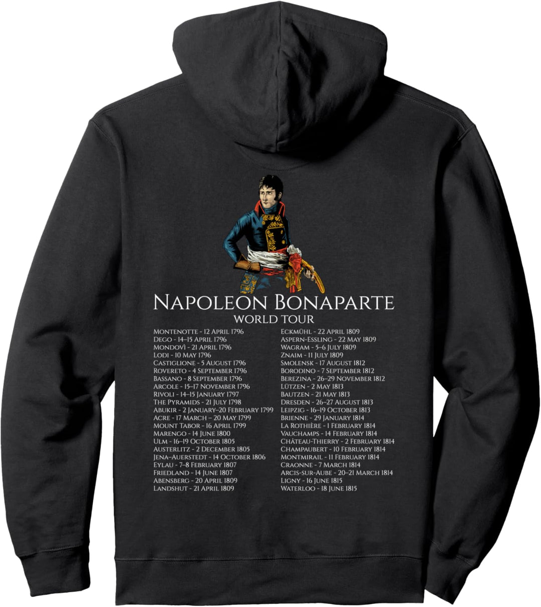 Napoleon Bonaparte World Tour - Napoleonic Wars - History Pullover Hoodie