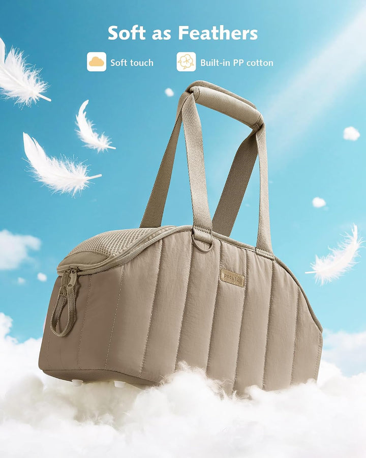 pecute Hundetasche für Kleine Hunde 4kg, Tragetasche Hund Hundetragetasche Leichte, Faltbare Hundetr